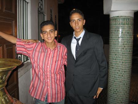 moi et mon couzin othman dans mariage de sa soeur