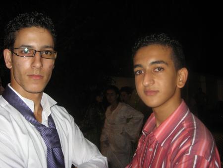 moi et mon couzin ayoub dans mariage de notre couzine